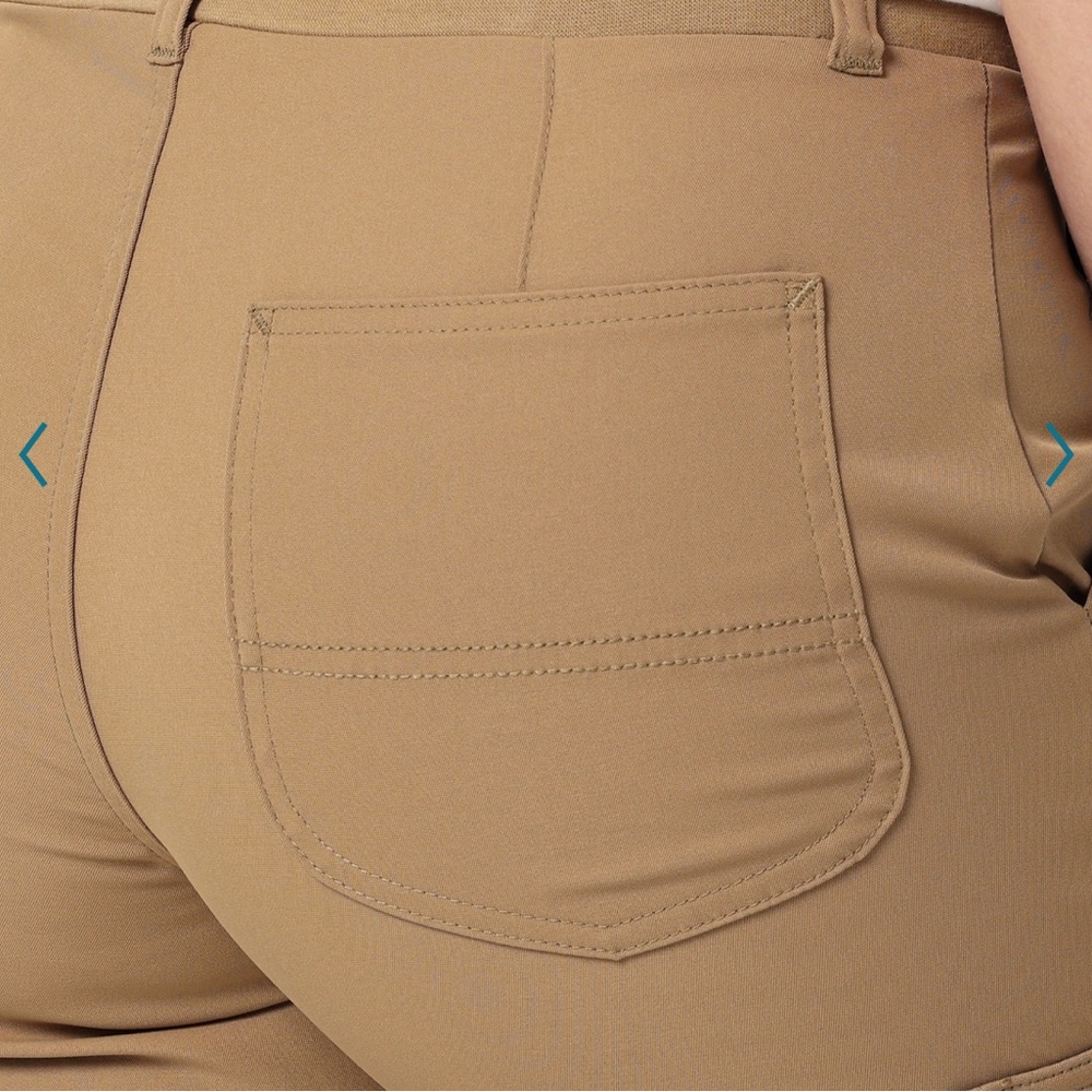 Lot Of 3 Lee Women's Flex to Go Cargo Pants Tan Wine & Navy Size 18 - Picture 4 of 8